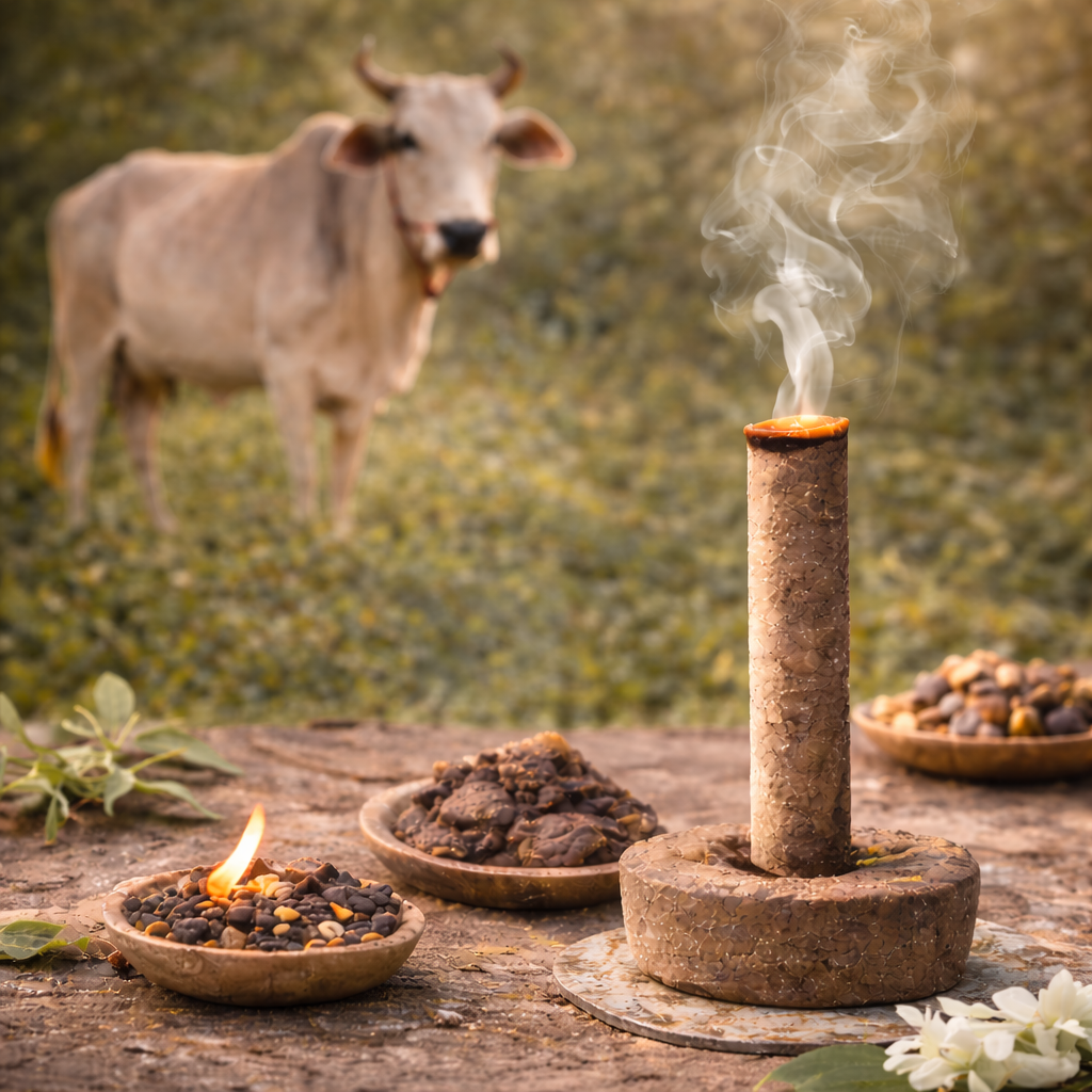Spiritual, Vastu & Energy Benefits of Burning Gomay Dhoop Daily